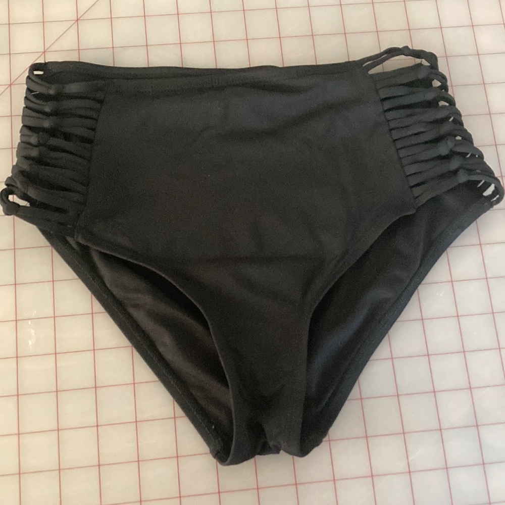 Black bikini bottom